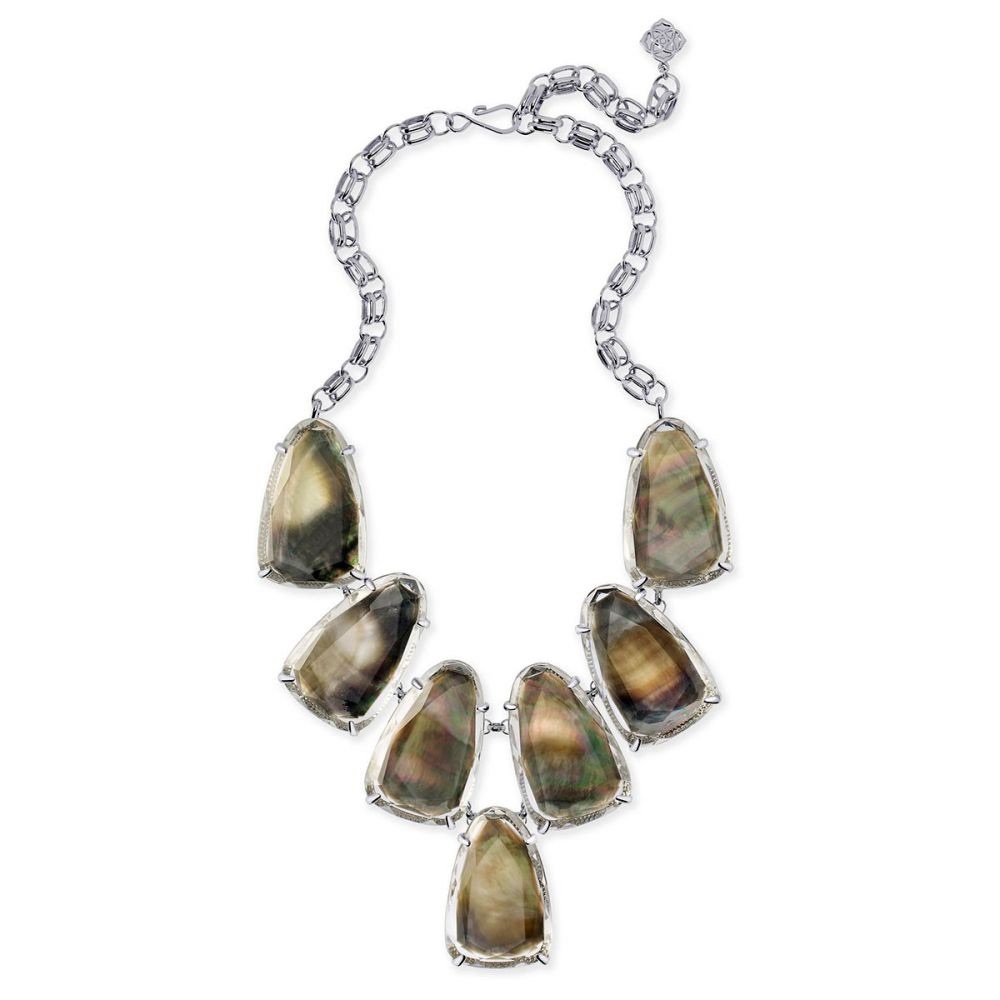 KENDRA SCOTT HARLOW BLACK MOTHER OF PEARL IN GOLD - Picture 10 of 10
